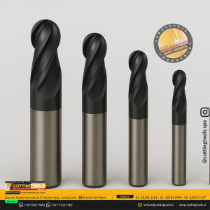 FRESA ESFERICA SERIE NORMAL HSS-Co.8% -TINC (2319)